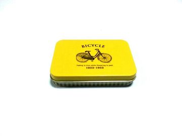 Chiny Puszki Żółty Metal Mini Tin Na Telefon Komórkowy / akumulatora / mini prezent dostawca