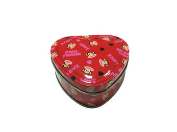 Chiny Heart Shaped Box czekolady Tin Tinplate Kontenery żywnościowe Opakowanie dostawca