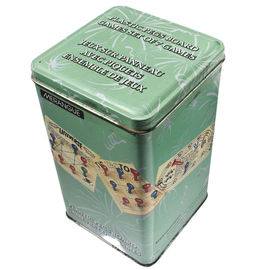Chiny Metal Tinplate Puste Gift Puszki na herbatę / przypraw / Cookie, wysokość może być regulowana dostawca
