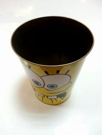 Chiny Drukowane Cartoon Metal Tin Bucket Waste Bin na śmieci / śmieci Storage dostawca