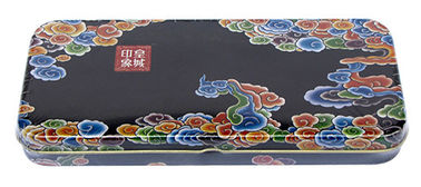 Chiny Niestandardowe Pencil Tin Box Z CMYK Printing, kolorowe Metal Piórnik dostawca