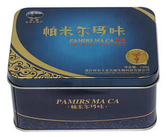 Chiny Tłoczone Food Grade blaszanych kontenerów, CYMK Drukowane Tin Box dostawca