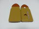 Żółty Geometria Pencil Tin Box Tinplate pojemniki do pakowania papiernicze dostawca