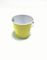 Walca Metal Tin Bucket, Okrągły Żółty małe metalowe wiaderko wody dostawca