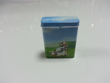 Chiny Blacha biała prostokątna Cigar Tin Box, Spersonalizowane High-End Gift Boxes Tin dostawca