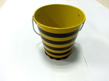 Chiny CMYK Printing Metal Tin Bucket, Gift Basket Metal 4,3 X 4,3 &amp;quot; dostawca