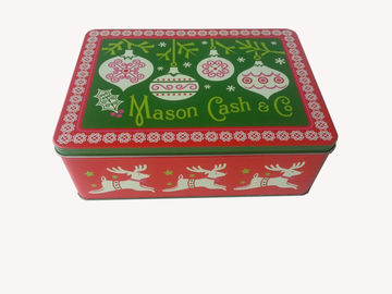 Chiny Masło Embossed Tin Cookie Pojemniki, Miejsce Baza kolorów na ciele i pokrywa dostawca