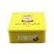 Chiny Nestle Cookie Tin metalowe pudełka z pokrywkami, żółty Spot Color Małe Cukierki Puszki eksporter