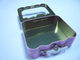 Nieregularne Geometria Metal Tin Lunch Box, Różowy Tin Plate Kontenery dostawca