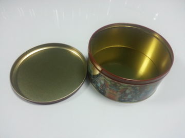 Christmas candy Tin magazynowe Kontenery Tinplate z pokrywą / Lid dostawca