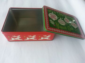 Masło Embossed Tin Cookie Pojemniki, Miejsce Baza kolorów na ciele i pokrywa dostawca